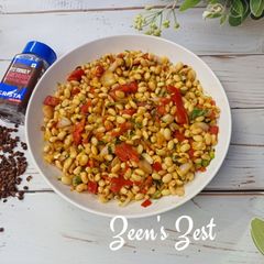 Bhatmas Sadeko/Nepali Soybean Salad A picture of Bhatmas Sadeko/Nepali Soybean Salad.