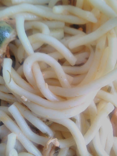 Una foto de Espaguetis con mejillones