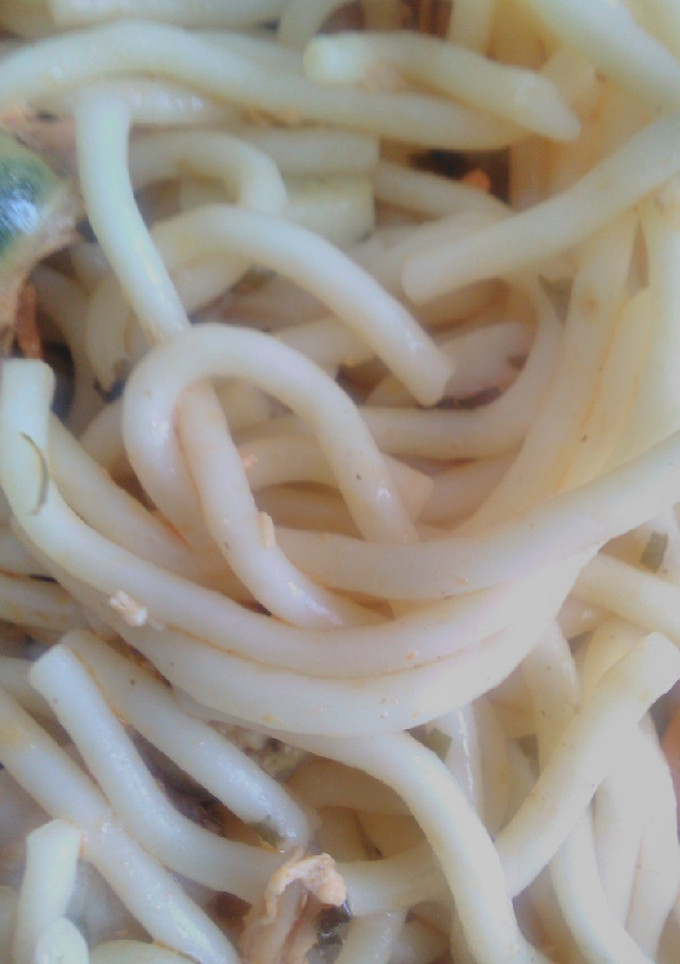 Una foto de Espaguetis con mejillones