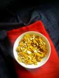 Ginger wheat flour halwa