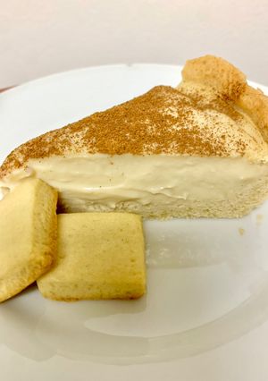A picture of Milk Tart.