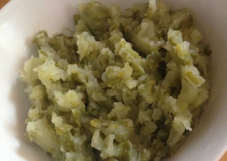 Simple Way to Prepare Speedy Green Beans and Potato Mash