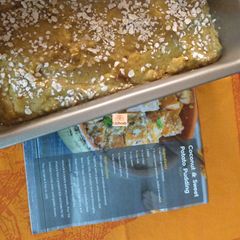 A picture of Coconut and sweet potato pudding.