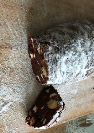 Une photo de Saucisson au chocolat