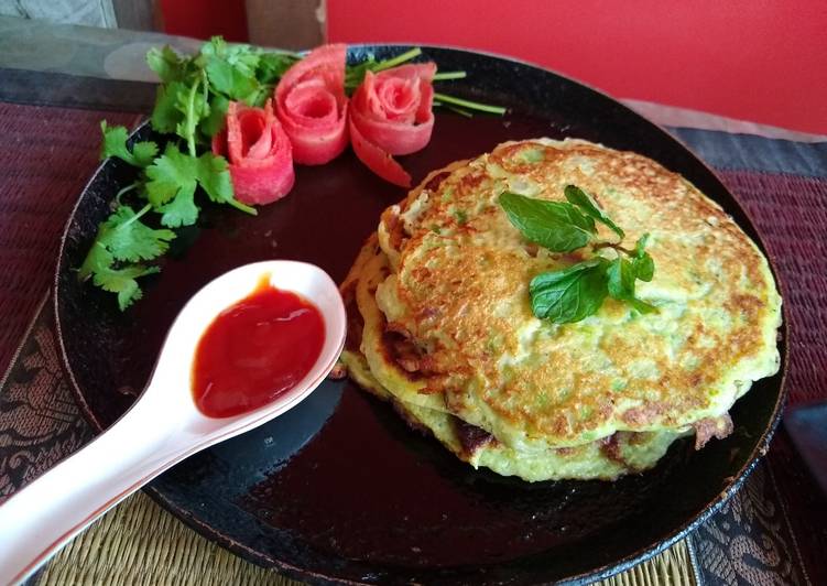 Zucchini pan cake