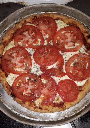 Una foto de Pizza casera sin sal