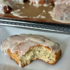 A picture of Lemon Poppy Seed Scones.