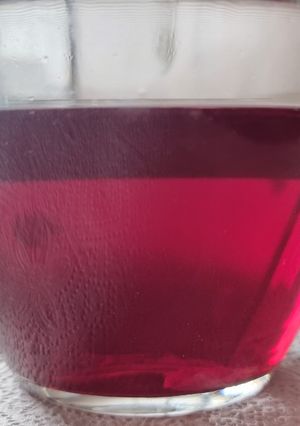 A picture of Rose infused water.