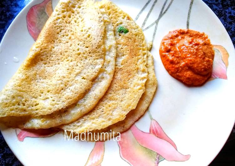 Easiest Way to Prepare Quick Moong dal Dosa