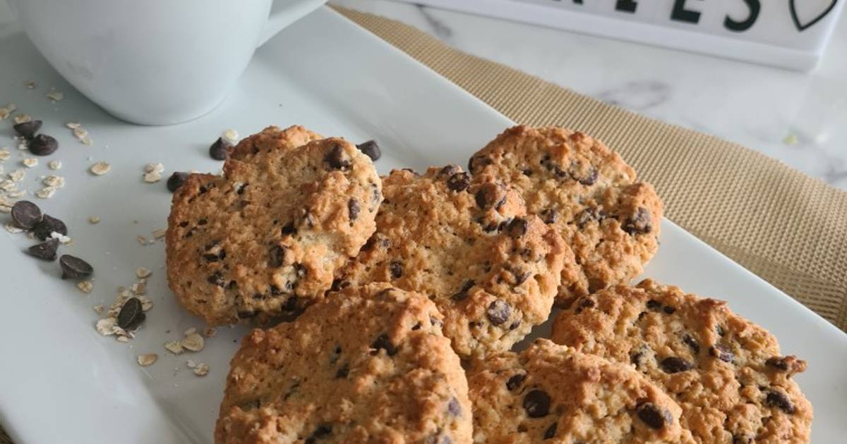 Cookies 🍪 à L'avoine Et Aux Pépites De Chocolat 🍫 De Iméno - Cookpad