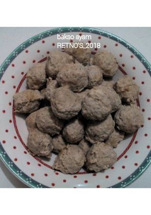 Foto resep Bakso ayam (tanpa tepung) diet keto/debm