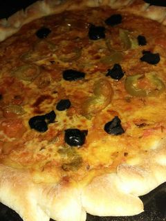 صورة لوصفة بيتزا بدون لحوم 🍕
