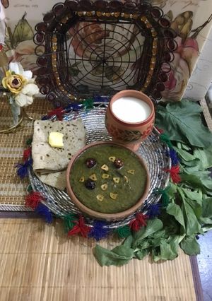 A picture of Sarsoon ka Saag.