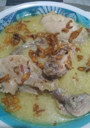 Foto resep Opor Ayam Kuah Putih, Versi Simple