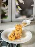 Parmesan Almond Cookies (Panggang Teflon)