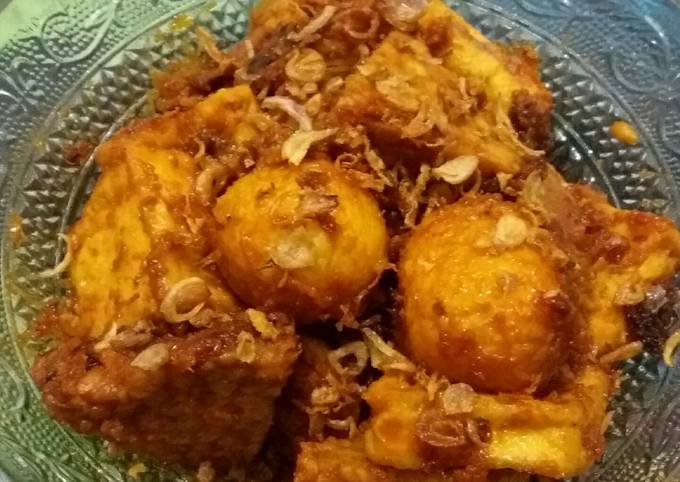 Bagaimana Membuat Bali Telor Tempe Tahu, Sempurna