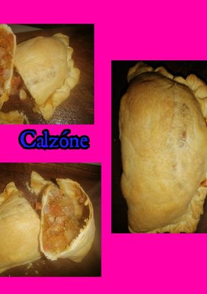 Una foto de Calzone de carne criollo