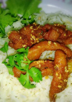 รูปของ ข้าวมันหนังไก่ทอด