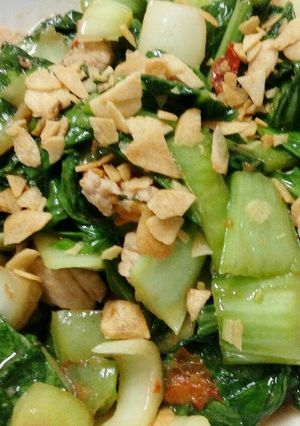 Foto resep Tumis ayam pokcoy bumbu terasi