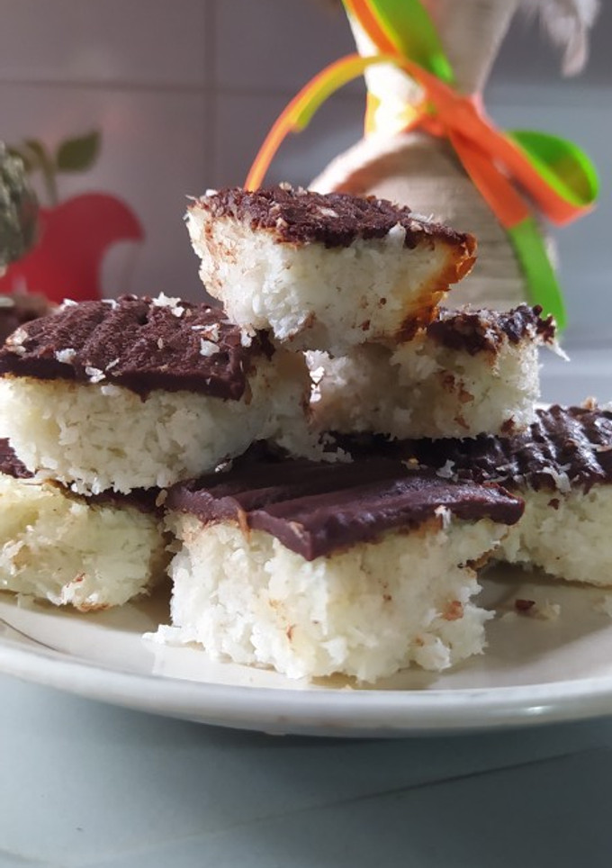 Una foto de Brownie de Coco Sin Harina / Sin Tacc