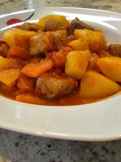 Una foto de Guiso de magro de cerdo al pimentón