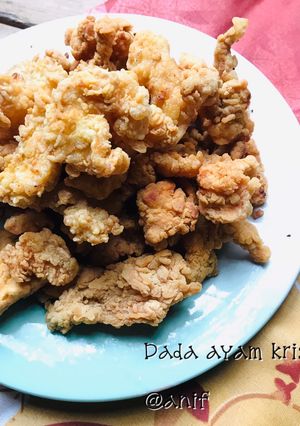 Foto resep Dada ayam krispy (lembut di dalam garing di luar)