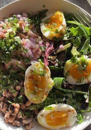 Foto de Salada de Atum e Feijão Frade