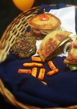 A picture of Oats burger.