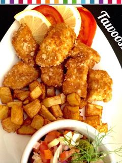 عکسی از دستور ماهی سوخاری با جو پرک