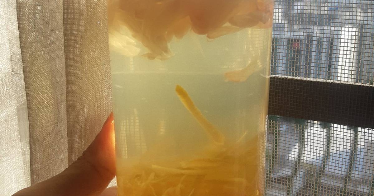 สูตร Probiotic Pomelo Peel Tea ชาเปลือกส้มโอ + Enzymes Syrup & Cider