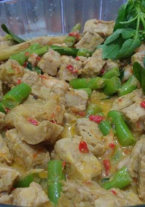 Foto resep Tempe buncis pedas