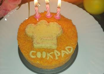 How to Cook Tasty Carrot cookpad logo cake