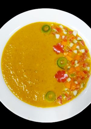 A picture of Mango Gazpacho.