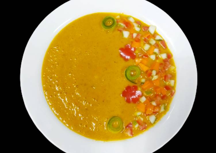 Steps to Prepare Homemade Mango Gazpacho