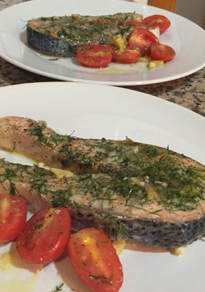 Foto principal de Salmón al horno saludable