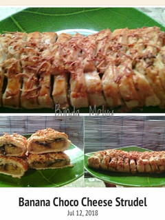 Foto resep Banana Choco Cheese Strudel