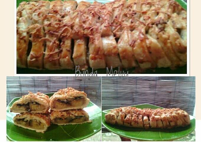 Resep Banana Choco Cheese Strudel, Bikin Ngiler