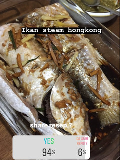 Foto resep Ikan steam hongkong rumahan