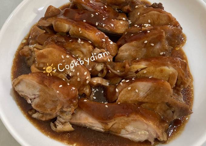 Resep Chicken teriyaki yang Menggugah Selera