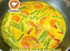 Gambar 👩‍🍳Udang Masak Lemak & Kacang Buncis