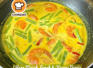 Gambar 👩‍🍳Udang Masak Lemak & Kacang Buncis
