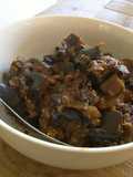 Sesame miso eggplant side
