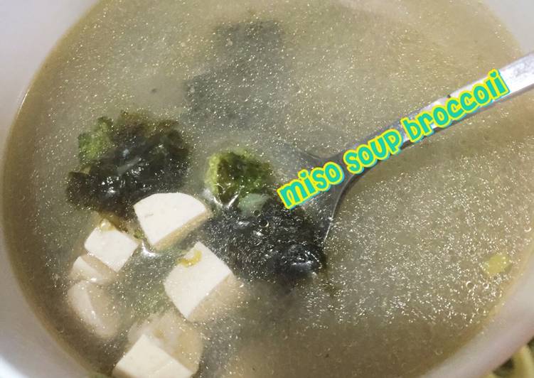 Miso soup broccoli 12m+ -MPASI