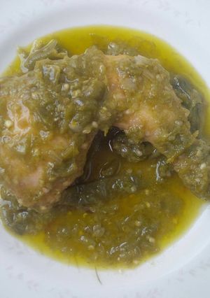 Foto resep Ayam goreng sambel ijo mbak yus