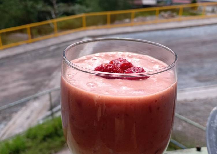 Smoothies Terong Belanda plus Pisang Sunpride