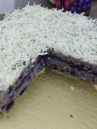 Langkah Gampang Membikin Resep Bolu Ubi Ungu Kukus yang Uenak Anti Ribet, Mantap