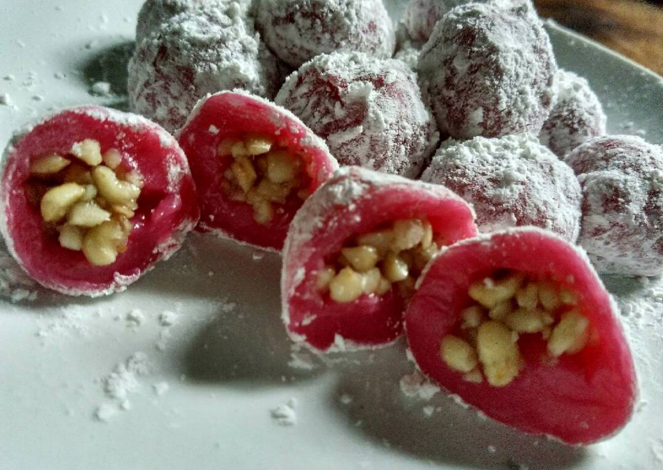 Resep Mochi Kacang Stroberi