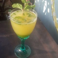 A picture of Raw mango Mocktal.