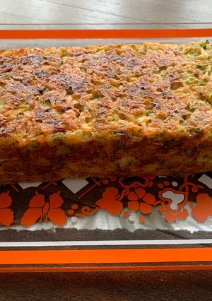 Una foto de Budín de Arroz y Brócoli