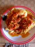 Judul :ayam dan telor rica-rica